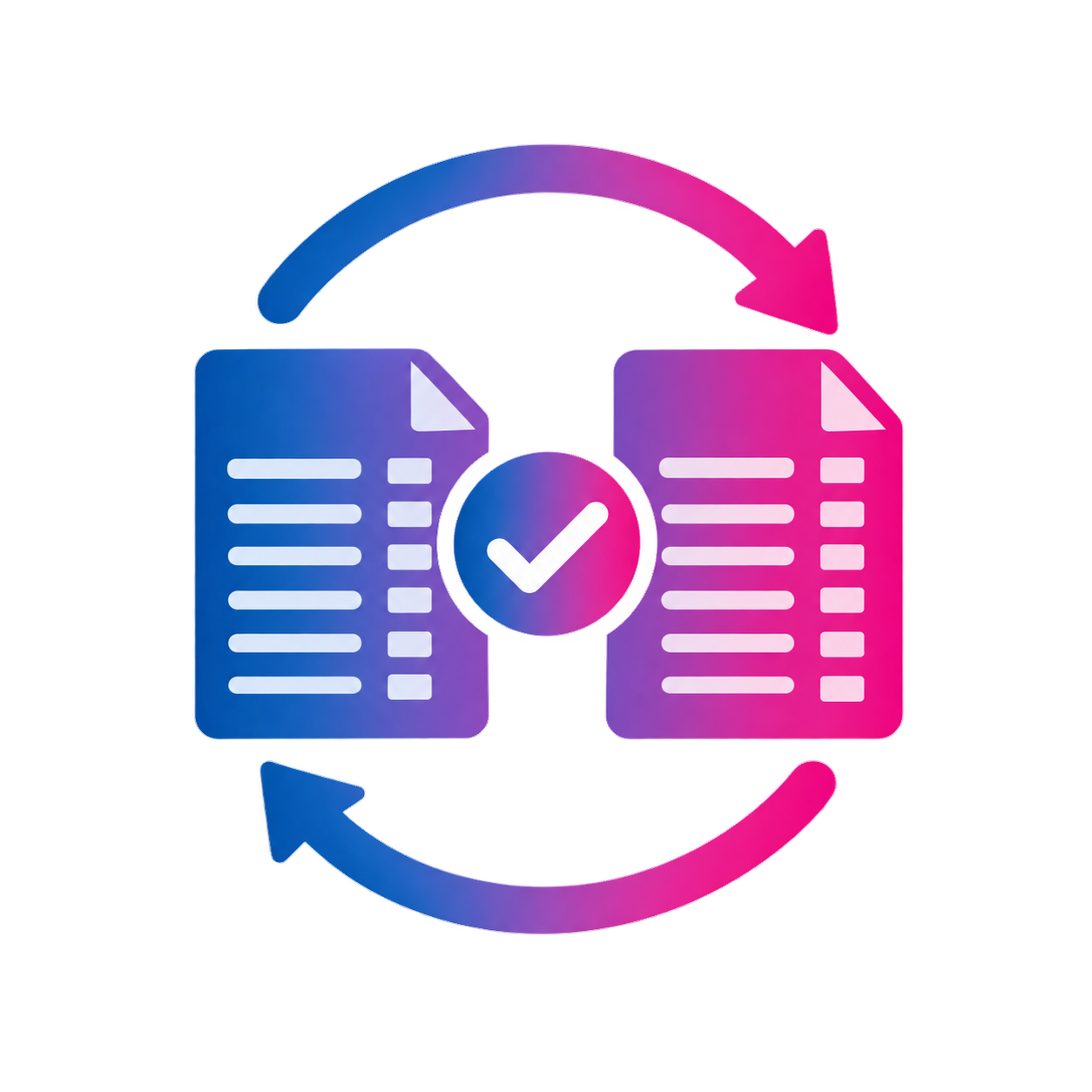 Finance reconciliation icon