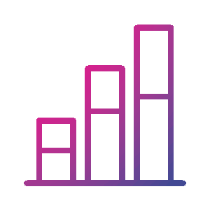 wired-gradient-166-bar-chart-diversified-double-hover-growth